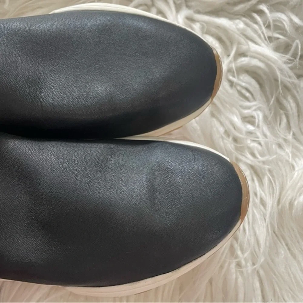 Vince Womens Shoes Vince‎ Marlon Leather Slip-On Sneakers size ladies 8.5